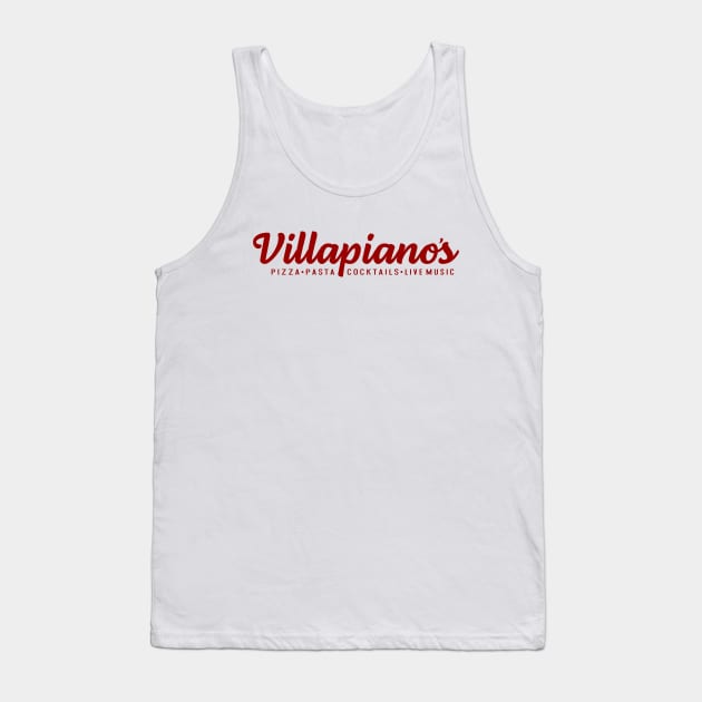 Villapiano's (Red) Tank Top by Vandalay Industries